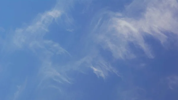 Beautiful Aerial Big Clouds Blue Skies — Stock Photo, Image