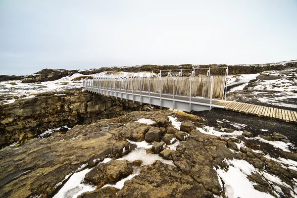 Placas tectónicas en Islandia — Foto de Stock