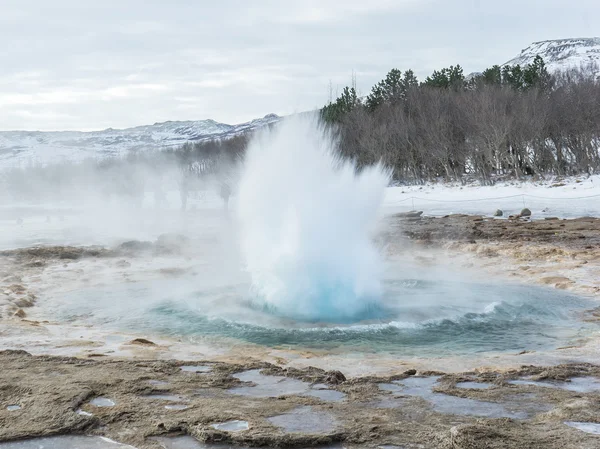 Geysir, Izland déli területén — Stock Fotó