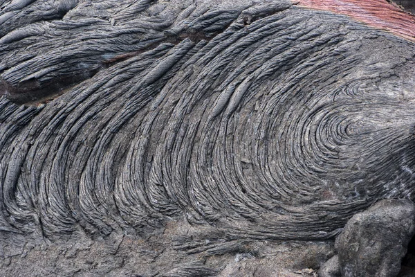 Lava negra redemoinho — Fotografia de Stock