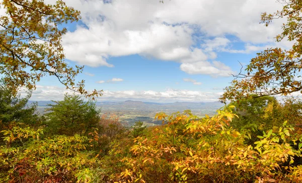 Visão panorâmica, Blue Ridge Parkway, Virgínia — Fotografia de Stock