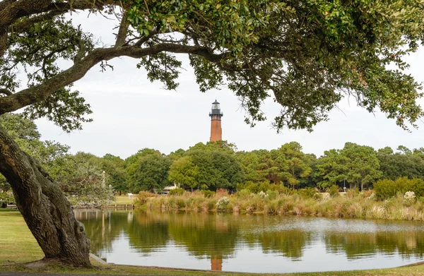 Estação de luz de praia Currituck — Fotografia de Stock