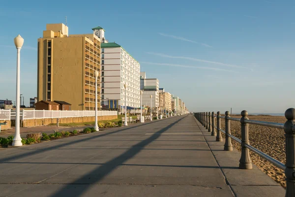 Wczesnym rankiem w Virginia Beach Zdjęcia Stockowe bez tantiem