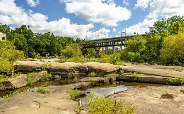 Richmond Va nehirde James. — Stok fotoğraf