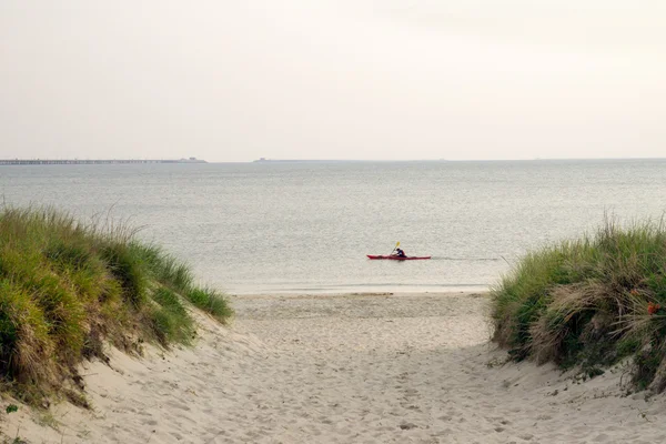 Jízda na kajaku na Chesapeake Bay — Stock fotografie