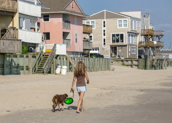 Een strandwandeling — Stockfoto