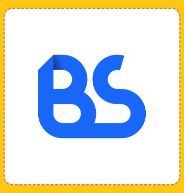 moderm minimalis ilk logo Bs