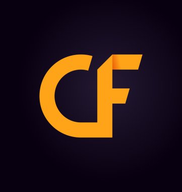 moderm minimalis ilk logo Cf