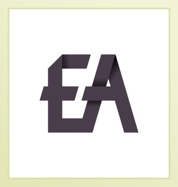moderm minimalis ilk logo Ea