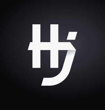 moderm minimalis ilk logo Hj