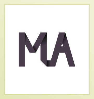 moderm minimalis ilk logo Ma