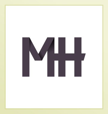 moderm minimalis ilk logo Mh