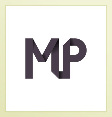 moderm minimalis ilk logo Mp