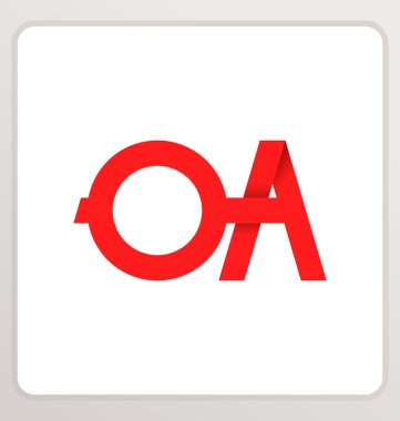 moderm minimalis ilk logo Oa