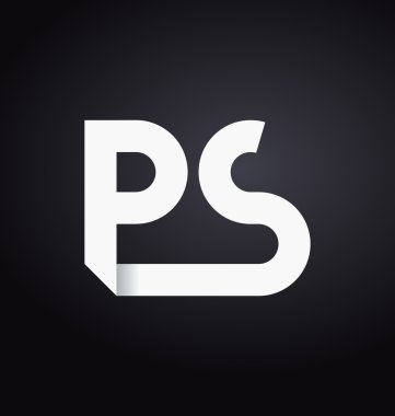 moderm minimalis ilk logo Ps