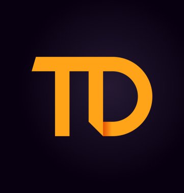 moderm minimalis ilk logo Td