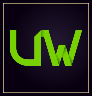 moderm minimalis ilk logo Uw