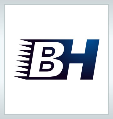 moderm minimalis ilk logo Bh