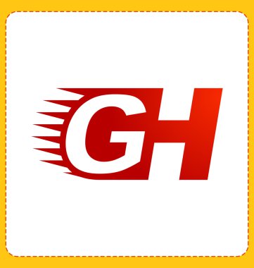 moderm minimalis ilk logo Gh