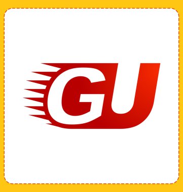 moderm minimalis ilk logo Gu