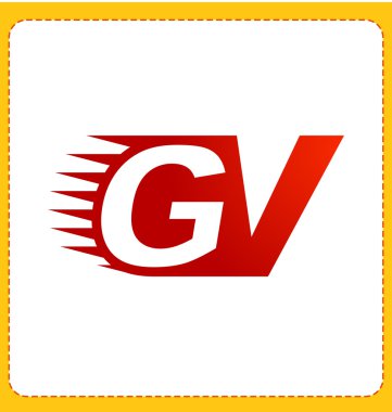 moderm minimalis ilk logo Gv