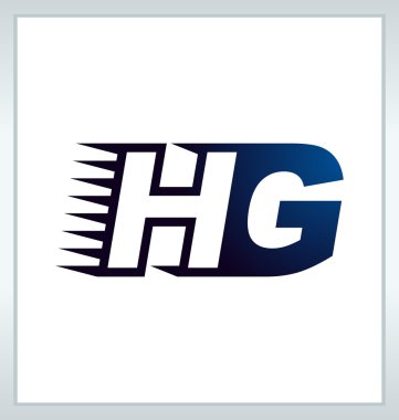 moderm minimalis ilk logo Hg