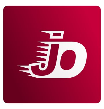 moderm minimalis ilk logo Jo