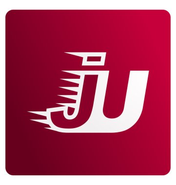 moderm minimalis ilk logo Ju