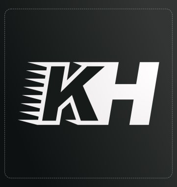 moderm minimalis ilk logo Kh