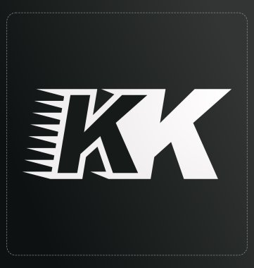 moderm minimalis ilk logo Kk