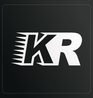 moderm minimalis ilk logo Kr