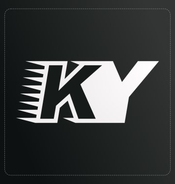 moderm minimalis ilk logo Ky