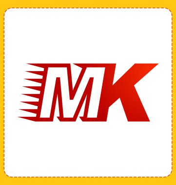 moderm minimalis ilk logo Mk