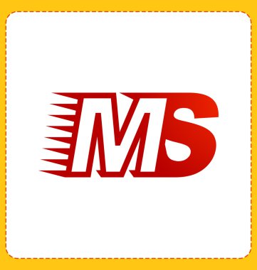 moderm minimalis ilk logo Ms