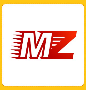 moderm minimalis ilk logo Mz