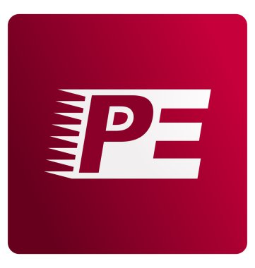 Modern minimalis ilk logo Pe