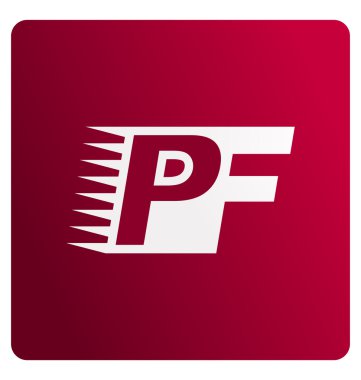Modern minimalis ilk logo Pf