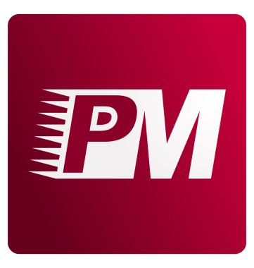 Modern minimalis ilk logo Pm