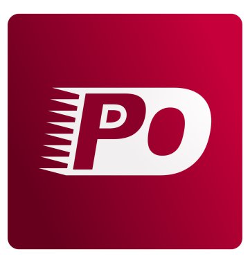 Modern minimalis ilk logo Po