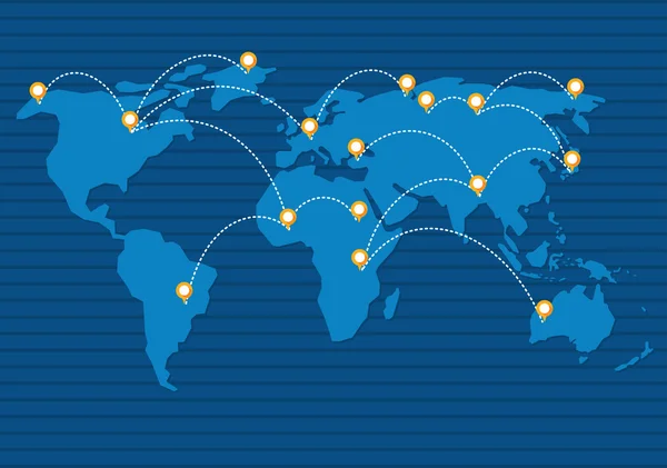 La puissance du réseau — Image vectorielle