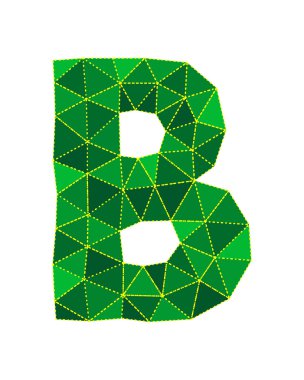 poligonal yazı tipi