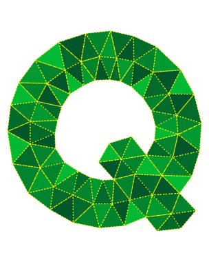 poligonal yazı tipi