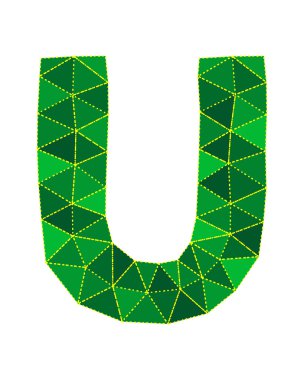 poligonal yazı tipi