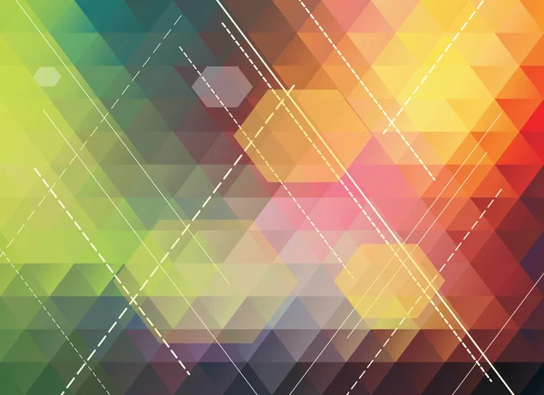 Bunte polygonale abstrakte Hintergrund — Stockvektor