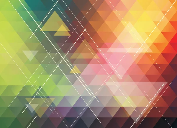 พื้นหลังนามธรรมหลายเหลี่ยมสีสัน — ภาพเวกเตอร์สต็อก