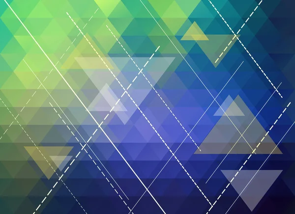 カラフルな多角形の抽象的な背景 — ストックベクタ