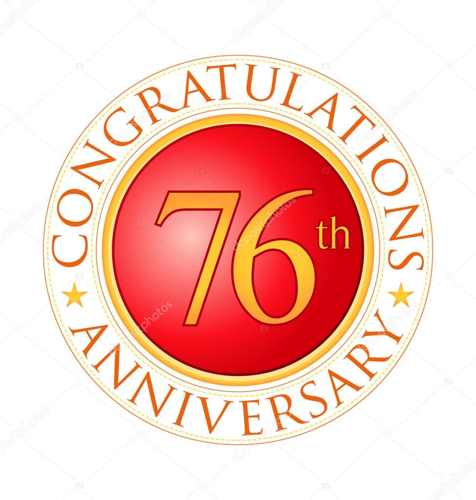 Modern round anniversary logo — Stock Vector © rijal 87735742