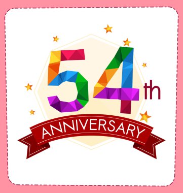 poligonal numara yıldönümü logosu