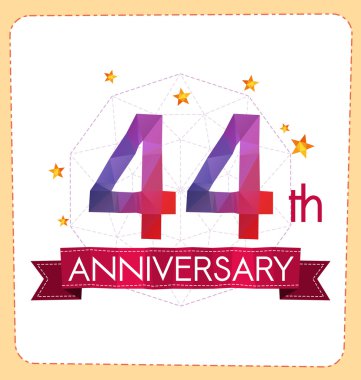 poligonal numara yıldönümü logosu