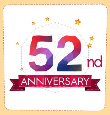 poligonal numara yıldönümü logosu